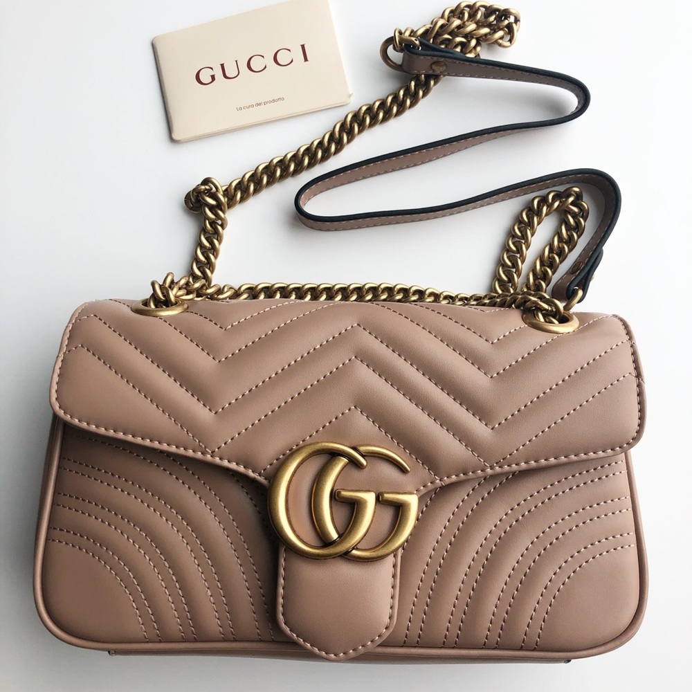 Gucci GG Marmont Matelassé Small Shoulder Bag